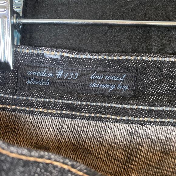 Citizens Of Humanity Womens Jeans Black Avedon #133 Low Waist Skinny Stretch 27 - Picture 5 of 14